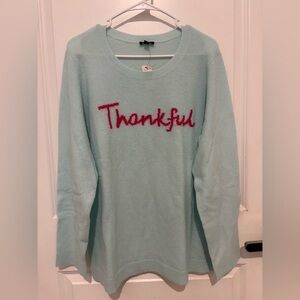 Talbots | NWT | Thankful sweater | Women’s 1X